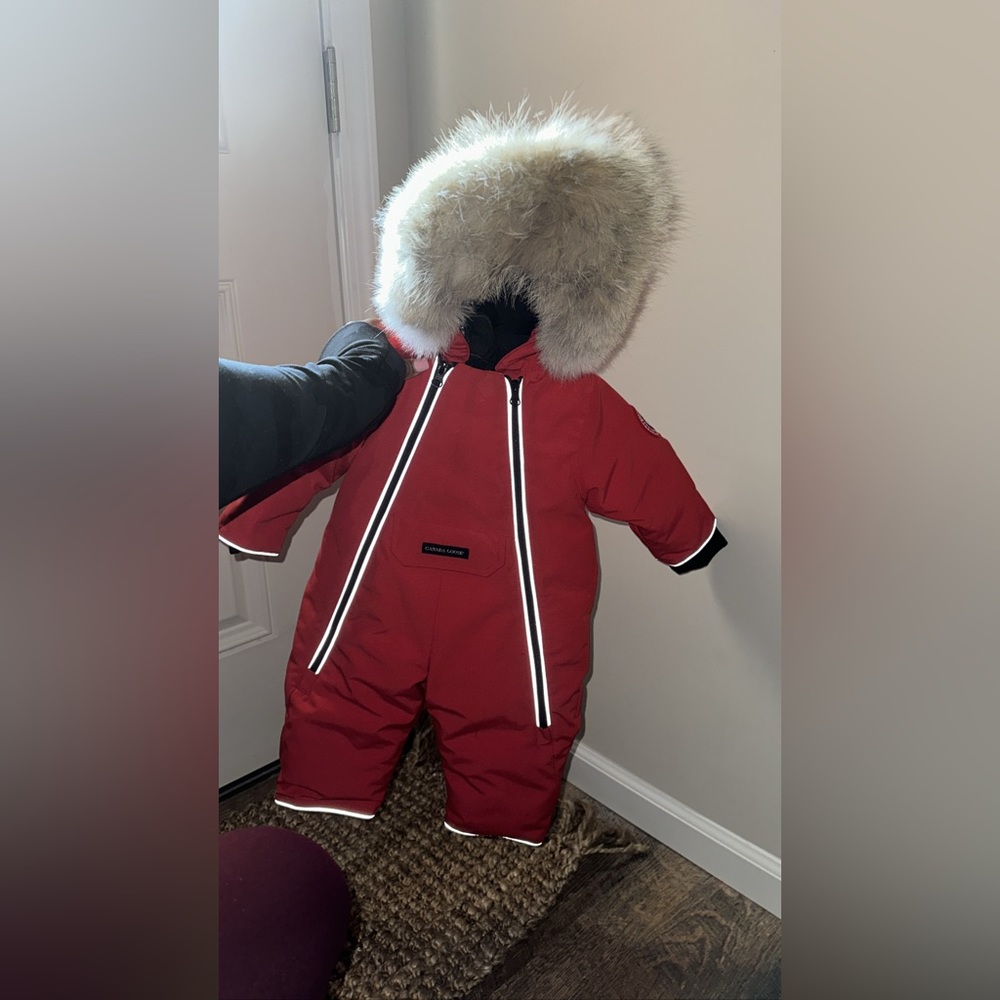 6 month Canada goose snow suite